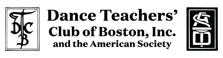Dance Teachers' Club of Boston, Inc and the American Society logo